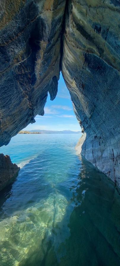 Cabana Cavernas Austral Puerto Sanchez Vila Exterior foto
