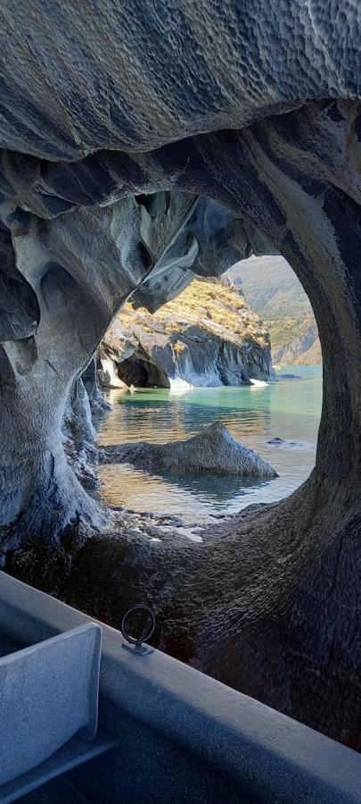 Cabana Cavernas Austral Puerto Sanchez Vila Exterior foto